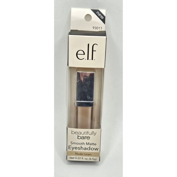 e.l.f. Beautifully Bare Smooth MATTE Eyeshadow Nude Linen .22 FL.OZ. NIB - Picture 1 of 2